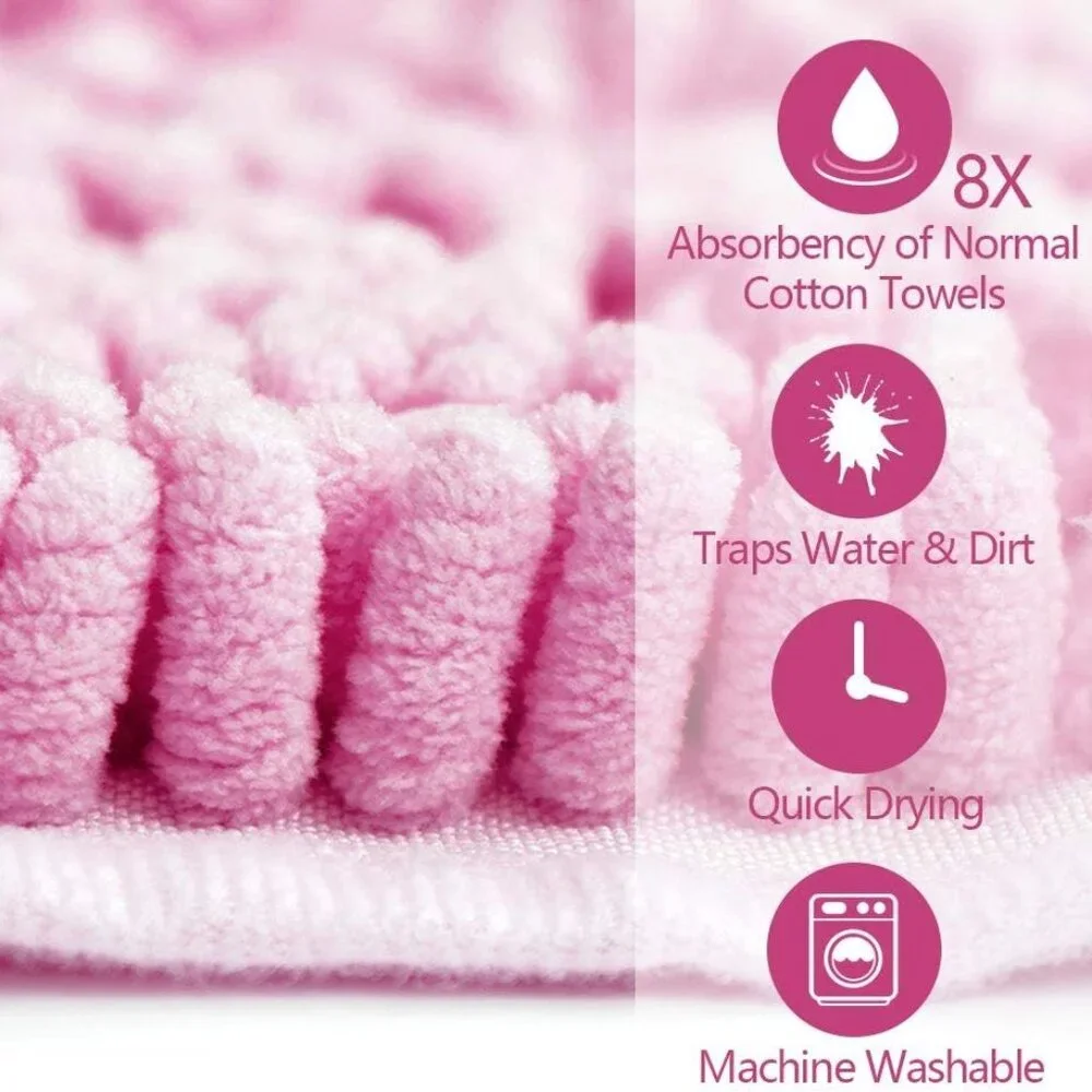 Quick-Drying Chenille Pet Cleaning Towel Eco-Friendly Foldable Dog Bath Glove